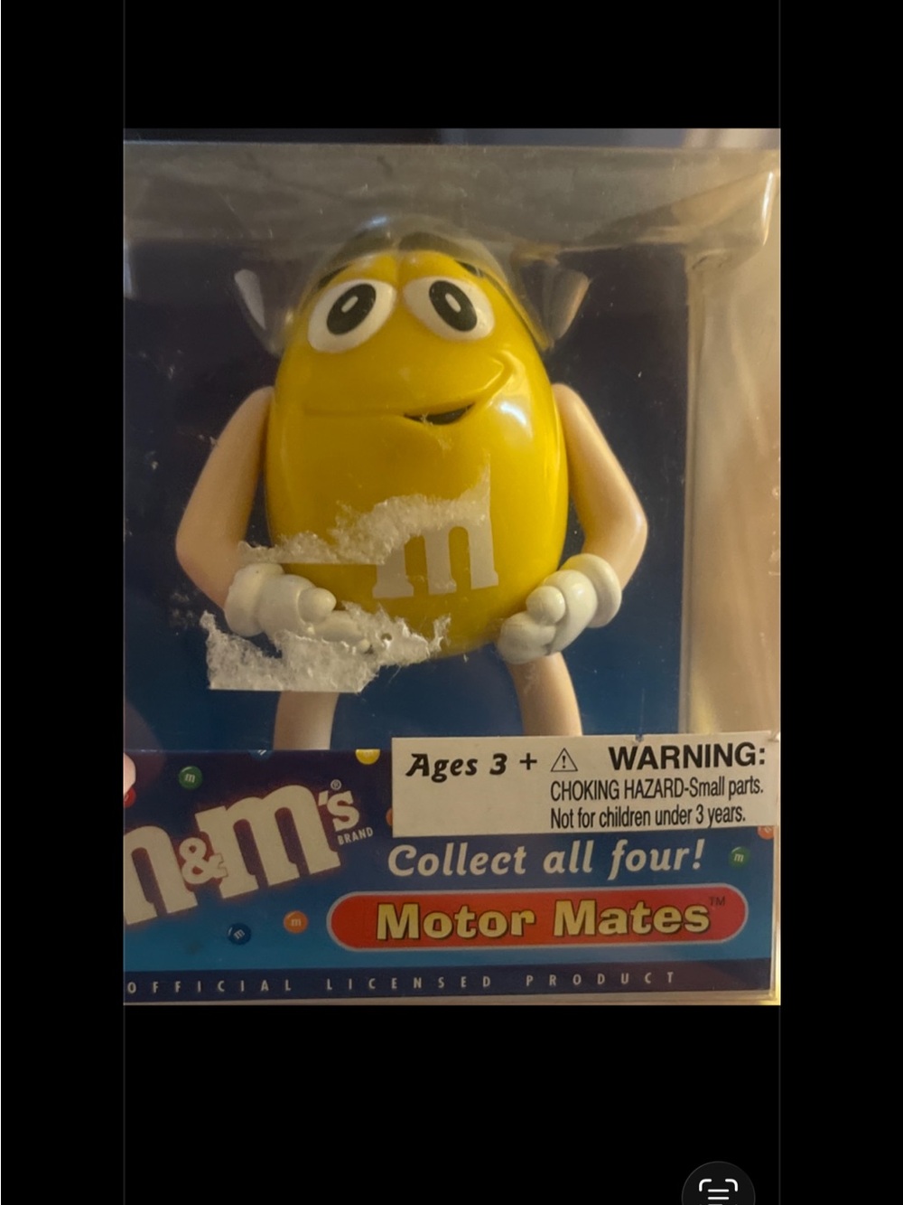 M&M'S Yellow Motor Mates Figure with White Gloves